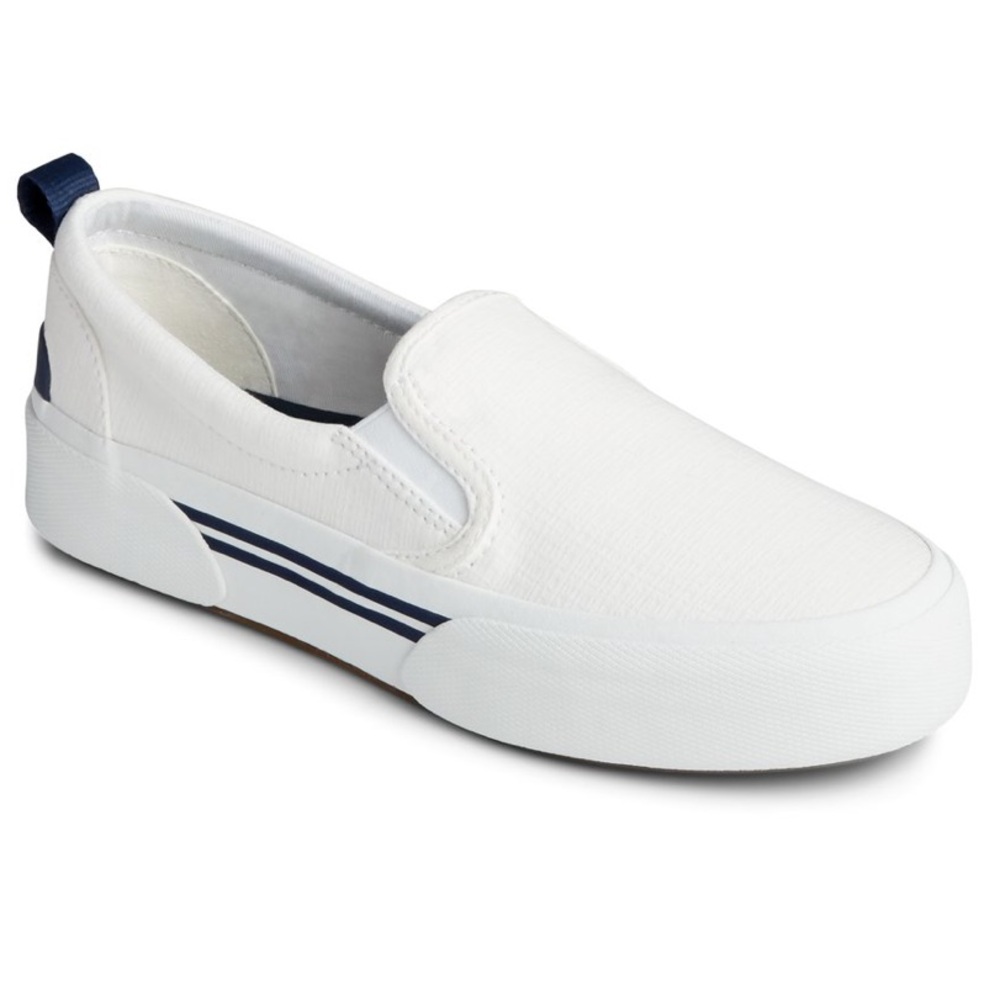 NWOT Sperry Pier Wave Platform Slip On Sneaker - White